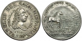 Medalla de proclamación. 1759. Barcelona. AR 29,5 mm, fundida. H-6. EBC-.