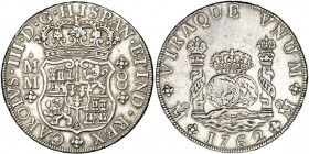 8 reales. 1762. México. MM. VI-918. MBC+.