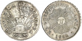 ARGENTINA. 4 reales. 1852. Provincia de Córdoba. KM-A-31. MBC.
