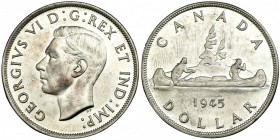 CANADÁ. Dólar. 1945. KM-37. B.O. EBC.