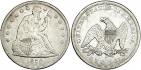 ESTADOS UNIDOS DE AMÉRICA. Dólar. 1859. O. KM-71. MBC-/MBC. Rara.