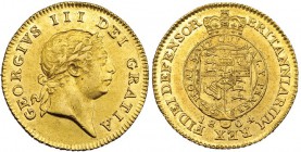 GRAN BRETAÑA. 1/2 guinea. 1804. Jorge III. KM-651. B.O. EBC/EBC+.