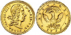 ESTADOS ITALIANOS.Sicilia. Oncia. Carlos III de Austria. 1733. FRB-885. EBC.