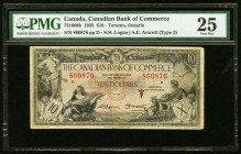 Canada Canadian Bank of Commerce $10 2.6.1935 Ch. # 75-18-08b PMG Very Fine 25. 

HID09801242017