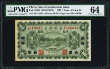 China Sino-Scandinavian Bank 1 Yuan 1922 Pick S580 PMG Choice Uncirculated 64. 

HID09801242017
