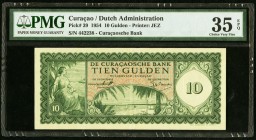 Curacao De Curacaosche Bank 10 Gulden 1954 Pick 39 PMG Choice Very Fine 35 EPQ. 

HID09801242017