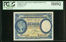 Hong Kong Hongkong & Shanghai Banking Corporation 1 Dollar 1.1.1926 Pick 172a PCGS Choice About New 55PPQ. 

HID09801242017