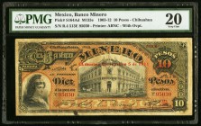 Mexico Banco Minero 10 Peso 12.5.1911 Pick S164Ad; M133e PMG Very Fine 20. 

HID09801242017