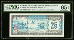 Netherlands Antilles Bank van de Nederlandse Antillen 25 Gulden 1979 Pick 17 PMG Gem Uncirculated 65 EPQ. 

HID09801242017