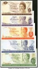 New Zealand Reserve Bank Denomination Set of 5 Examples About Uncirculated. 

HID09801242017