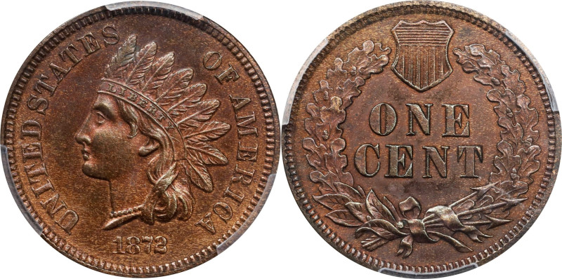 1872 Indian Cent. Proof-63 RB (PCGS).

PCGS# 2304. NGC ID: 229R.