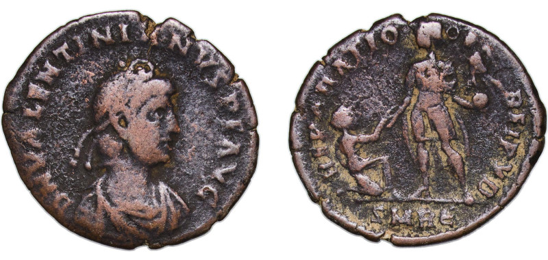 Rome Roman Empire 378 SMR AE Maiorina - Valentinianus II (REPARATIO REIPVB) Bron...