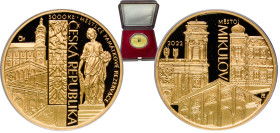 Czech Republic 2022 ČM 5000 Korun (Mikulov) Gold (.9999) Czech Mint (8900) 15.55g PF KM 220