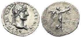 Kappadokien. Kaisareia (Caesarea). Hadrianus (117 - 138 n. Chr.).

 Hemidrachme (Silber). 119 / 120 n. Chr. (Jahr 3).
Vs: Büste mit Lorbeerkranz re...