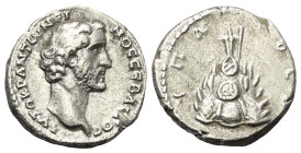 Kappadokien. Kaisareia (Caesarea). Antoninus Pius (138 - 161 n. Chr.).

 Drachme (Silber).
Vs: Büste des Antoninus Pius rechts.
Rs: Der Berg Argai...