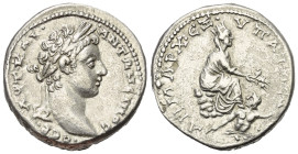 Seleukis und Pierien. Antiochia am Orontes. Caracalla (197 - 217 n. Chr.).

 Tetradrachme (Billon). Ca. 214 - 215 n. Chr.
Vs: Büste des Caracalla m...