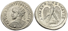 Seleukis und Pierien. Antiochia am Orontes. Gordianus III. (238 - 244 n. Chr.).

 Tetradrachme (Billon). 242 - 244 n. Chr.
Vs: Büste des Gordianus ...