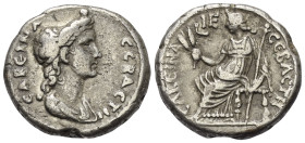 Ägypten. Alexandria. Sabina (gest. 136 n. Chr.).

 Tetradrachme (Billon). 130 / 131 n. Chr. (Jahr 15).
Vs: Drapierte Büste der Sabina rechts.
Rs: ...