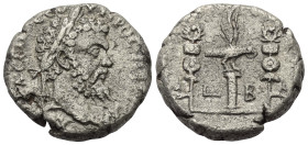 Ägypten. Alexandria. Septimius Severus (193 - 211 n. Chr.).

 Tetradrachme (Billon). 193 / 194 n. Chr. (Jahr 2).
Vs: Kopf mit Lorbeerkranz rechts....
