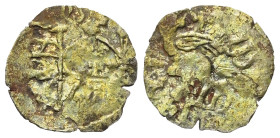 Walachei - Fürstentum. Dan II. (1420 - 1424; 1426 - 1431).

 Ducat (Silber).
Typ Ib.

Vs: IW D - A[N B] (Slawisch). Herrscher mit Lanze und Kreuz...