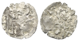 Walachei - Fürstentum. Dan II. (1420 - 1424; 1426 - 1431).

 Ducat (Silber).
Typ Ib.

Vs: IW D - AN B (Slawisch). Herrscher mit Lanze und Kreuzgl...