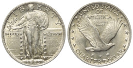 Nordamerika. USA.

 1/4 Dollar (Silber). 1923. Philadelphia.
Vs: 'Liberty standing', darunter Jahreszahl.
Rs: Adler rechts, darunter Wertbezeichnu...