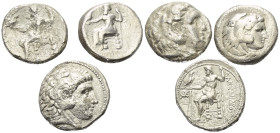 Griechische Münzen - Lots.


Alexander III. (Königreich Makedonien).

Lot (3 Stück, Silber): Tetradrachme; 4. - 3. Jhdt. v. Chr.

Sehr schön - ...