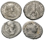 Provinzialrömische Münzen - Lots.

Seleukis und Pierien / Phönikien.

Lot (2 Stück, Billon): Tetradrachme; 2. - 3. Jhdt. n. Chr.

Sehr schön - f...