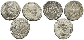 Provinzialrömische Münzen - Lots.


Seleukis und Pierien / Mesopotamien.

Lot (3 Stück, Billon): Tetradrachme; 3. Jhdt. n. Chr.

Sehr schön - f...