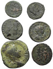 Römische Münzen - Lots. Kaiserzeit.


Lot (6 Stück, Bronze).
Unter anderem: Sesterz des Gordianus III. (238 - 244 n. Chr.), Antoninian des Aurelia...