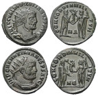 Römische Münzen - Lots. Kaiserzeit.


Lot (2 Stück, Billon): Antoniniane des Diocletianus (284 - 305 n. Chr.) und Maximianus I. Herculius (285 - 31...