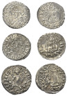 Mittelalter - Lots.


Bulgarien - Zarenreich. 
Ivan Sratsimir (1356 - 1396).

Lot (3 Stück, Silber): Groschen.
Vs: Zar mit Szepter frontal thro...