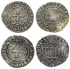 Mittelalter - Lots.


Kreuzfahrer. Tripolis - Grafschaft. Bohemund VII. (1275 - 1287).

Lot (2 Stück, Silber): Gros.
Vs: + SEPTIMVS BOEMVNDVS CO...