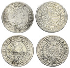 Österreich - Lots.


Habsburger bis 1806.
Ferdinand II. (1619 - 1637).

Lot (2 Stück, Silber): 3 Kreuzer 1625 Graz und 1627 HR Breslau.

Darun...