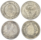 Österreich - Lots.


Habsburger bis 1806.
Maria Theresia (1740 - 1780).

Lot (2 Stück, Silber): XVII Kreuzer 1754 KB und 20 Kreuzer 1770 AS.

...