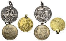 Medaillen - Lots.


Frankreich.

Lot (3 Stück, Silber 2x / vorgoldeter Kupfer 1x): 18.-20. Jhd.

Sehr schön - vorzüglich.

Verkauft wie beseh...