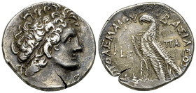 Kleopatra III & Ptolemy IX Soter II AR Tetradrachm