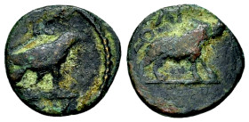 AE Tessera LEG XV Apollinaris, uncertain mint