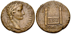 Tiberius AE As, Lugdunum