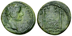 Tiberius AE Quadrans, Lugdunum
