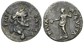 Galba AR Denarius, Livia reverse