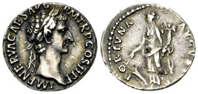 Nerva AR Denarius, Fortuna reverse