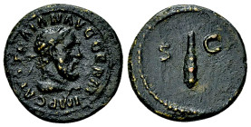 Traianus AE Quadrans, Club reverse