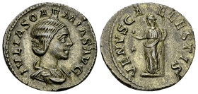 Iulia Soaemias AR Denarius, Venus reverse