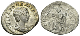 Iulia Soaemias AR Denarius, Venus reverse