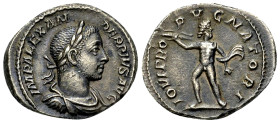Severus Alexander AR Denarius, Jupiter reverse