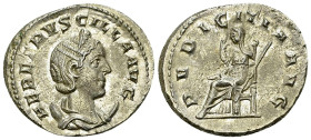 Herennia Etruscilla AR Antoninianus, Pudicitia reverse