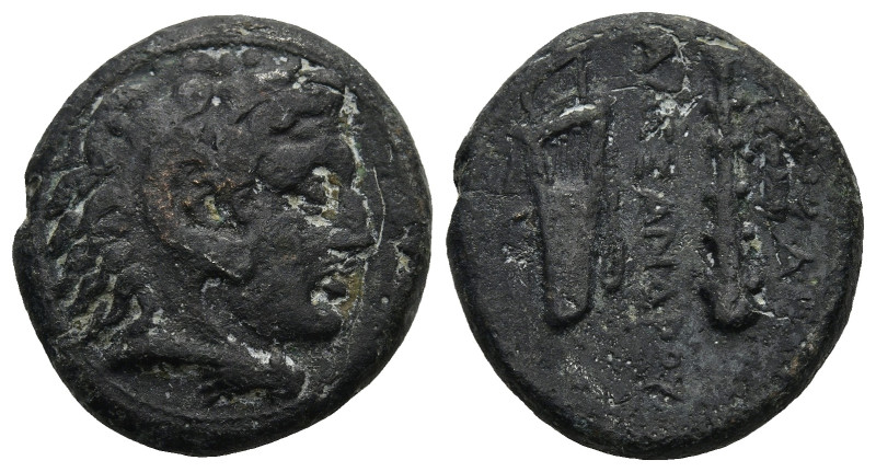 KINGS OF MACEDON. Alexander III 'the Great' (336-323 BC). Tarsos mint.
AE Unit (...