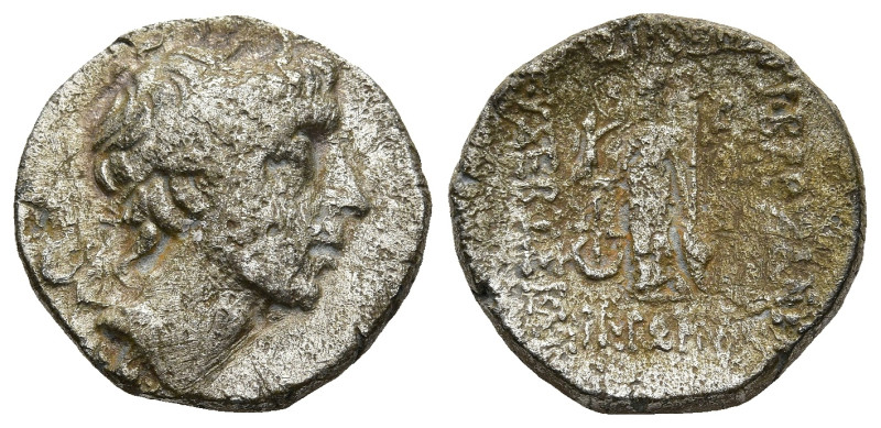 KINGS OF CAPPADOCIA. Ariobarzanes III Eusebes Philoromaios (52-42 BC)
AR Drachm ...