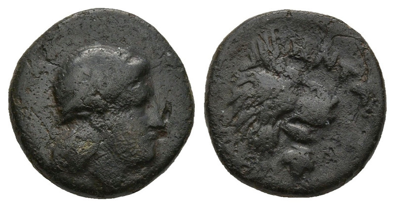 TROAS. Antandros. (4th-3rd centuries BC)
AE Bronze (12,3mm 1,8g)
Obv: Laureate...